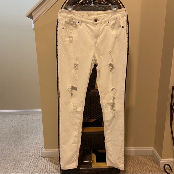 Pacsun Bullhead Highrise Distressed Skinny Jeans 9 - Picture 3 of 6